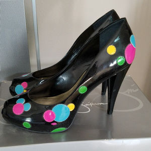 Jessica Simpson Peep-Toe Heels